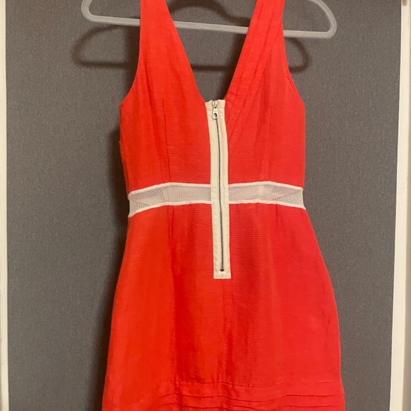 Rag and bone coral dress with mesh cut out - Picture 2 of 2